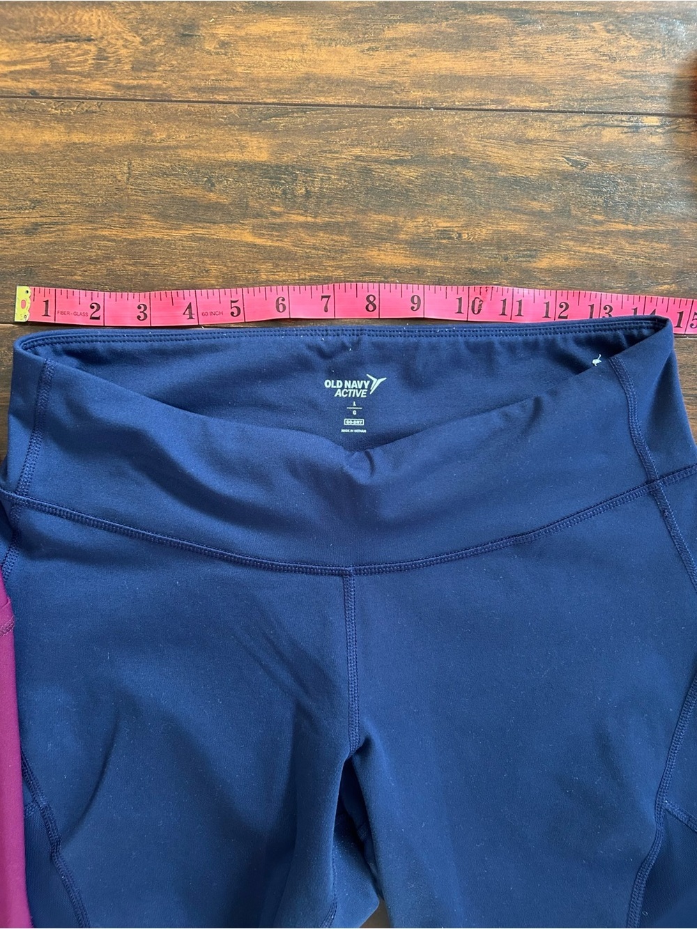 Old Navy Active Leggings Bundle Burgundy & Navy - Picture 3 of 7